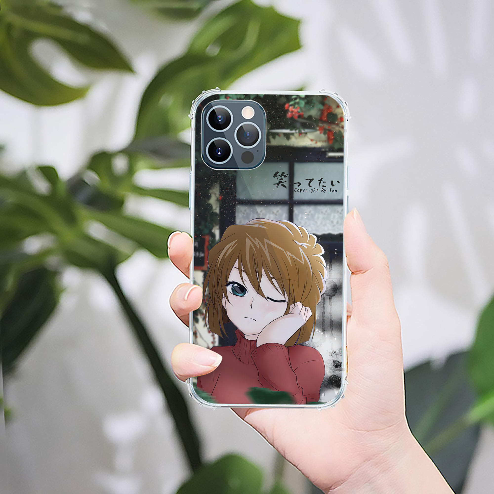 （画像用） 名探偵コナン Detective Conan 【iPhone 12シリーズ対応】透明スマホケース（クリアソフトケース）